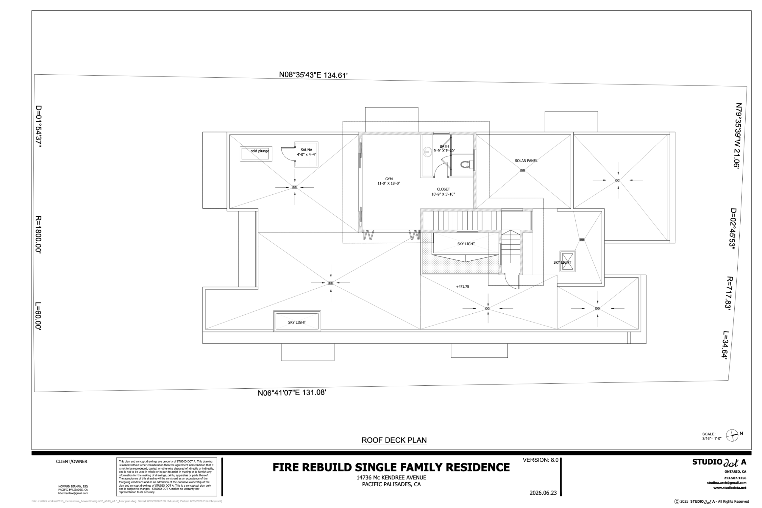 Rooftop floor plans